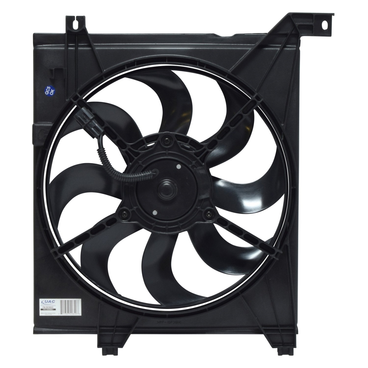 FA50382C Condenser & Radiator Fan Assembly for 2005-2006 Kia Spectra5