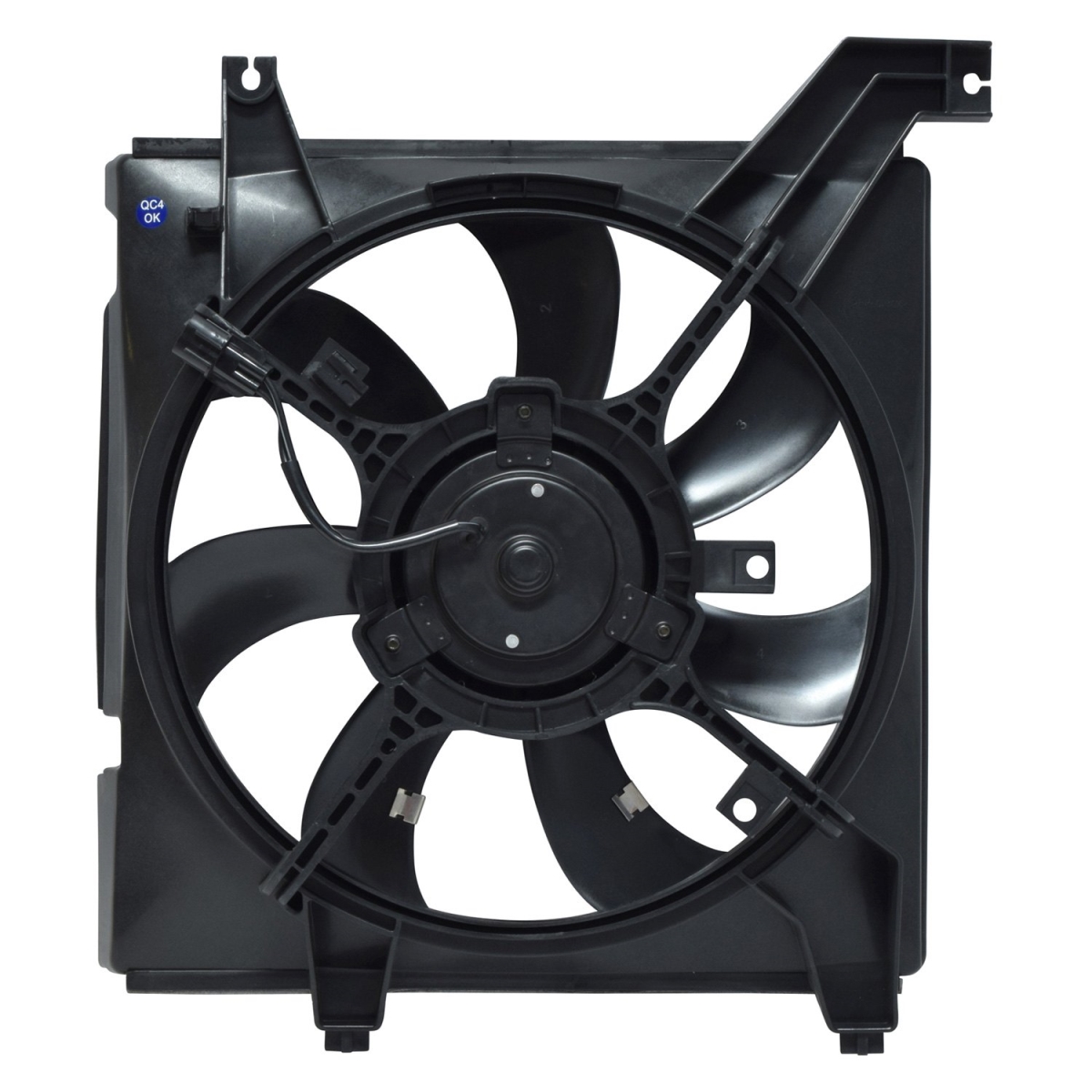 FA50400C Condenser & Radiator Fan Assembly for 2001-2002 Hyundai Elantra