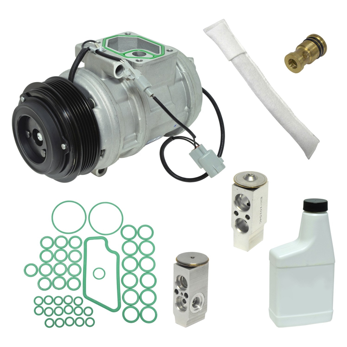 KT5698 Air Conditioners Compressor & Component Kit for 2005-2007 Lexus LX470 Base