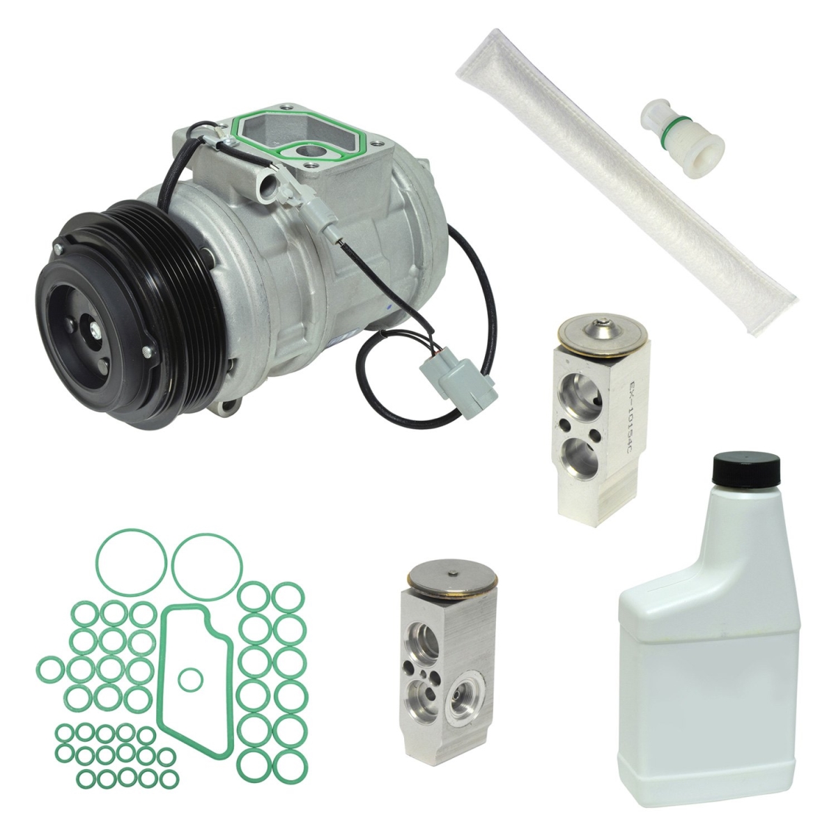 KT5702 Air Conditioners Compressor & Component Kit for 2004-2007 Toyota Land Cruiser Base