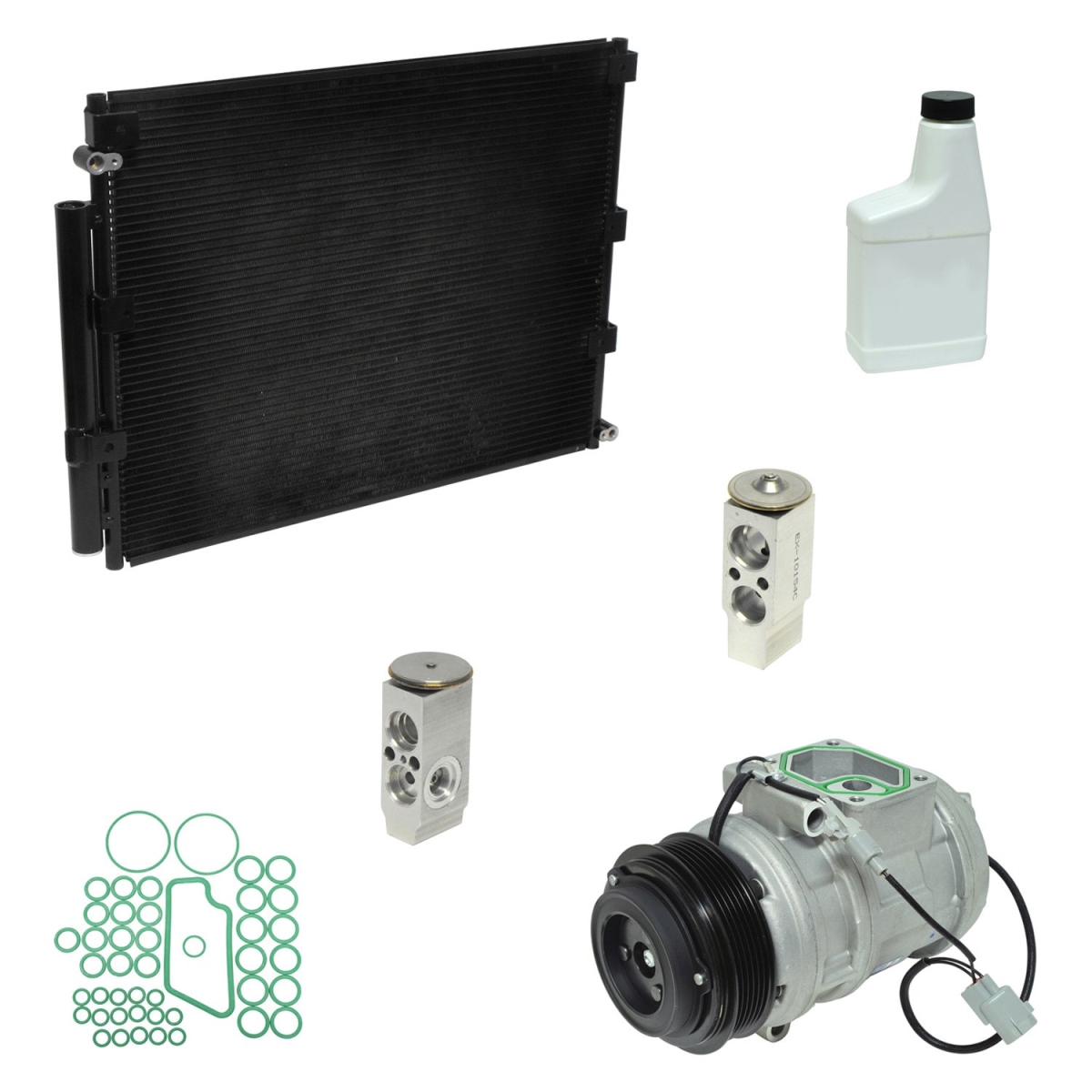 KT5702A Air Conditioners Compressor & Component Kit for 2004-2007 Toyota Land Cruiser Base