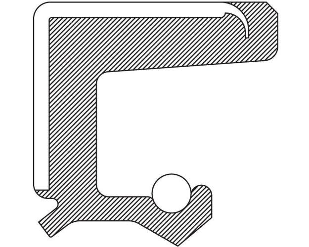 253747 Bearings Multi Purpose Seal for 1982-1983 Pontiac 6000 - Front