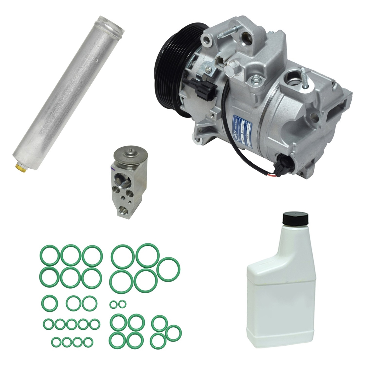 KT5098 Air Conditioners Compressor & Component Kit for 2011-2012 Infiniti FX35