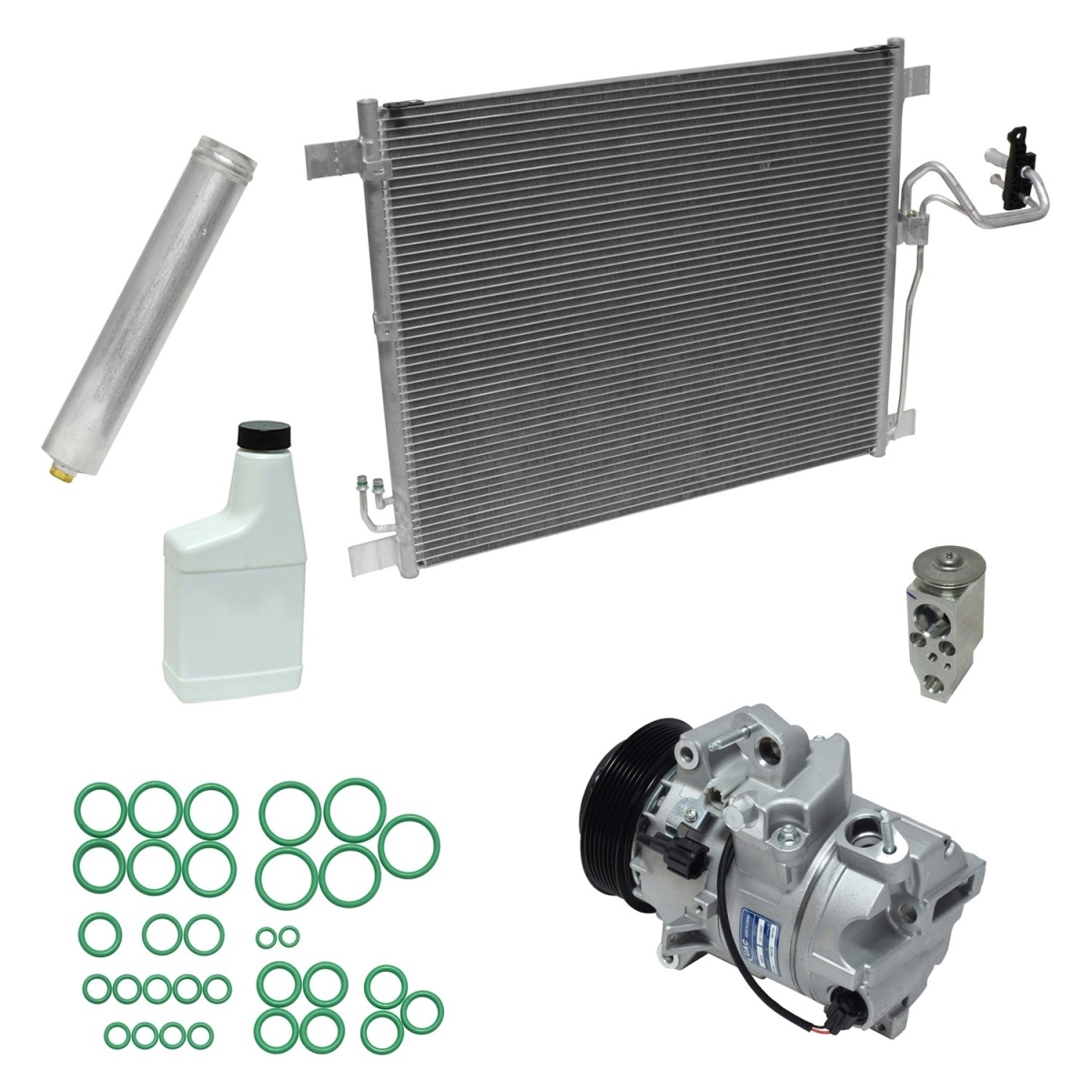KT5098A Air Conditioners Compressor & Component Kit for 2011-2012 Infiniti FX35 Base