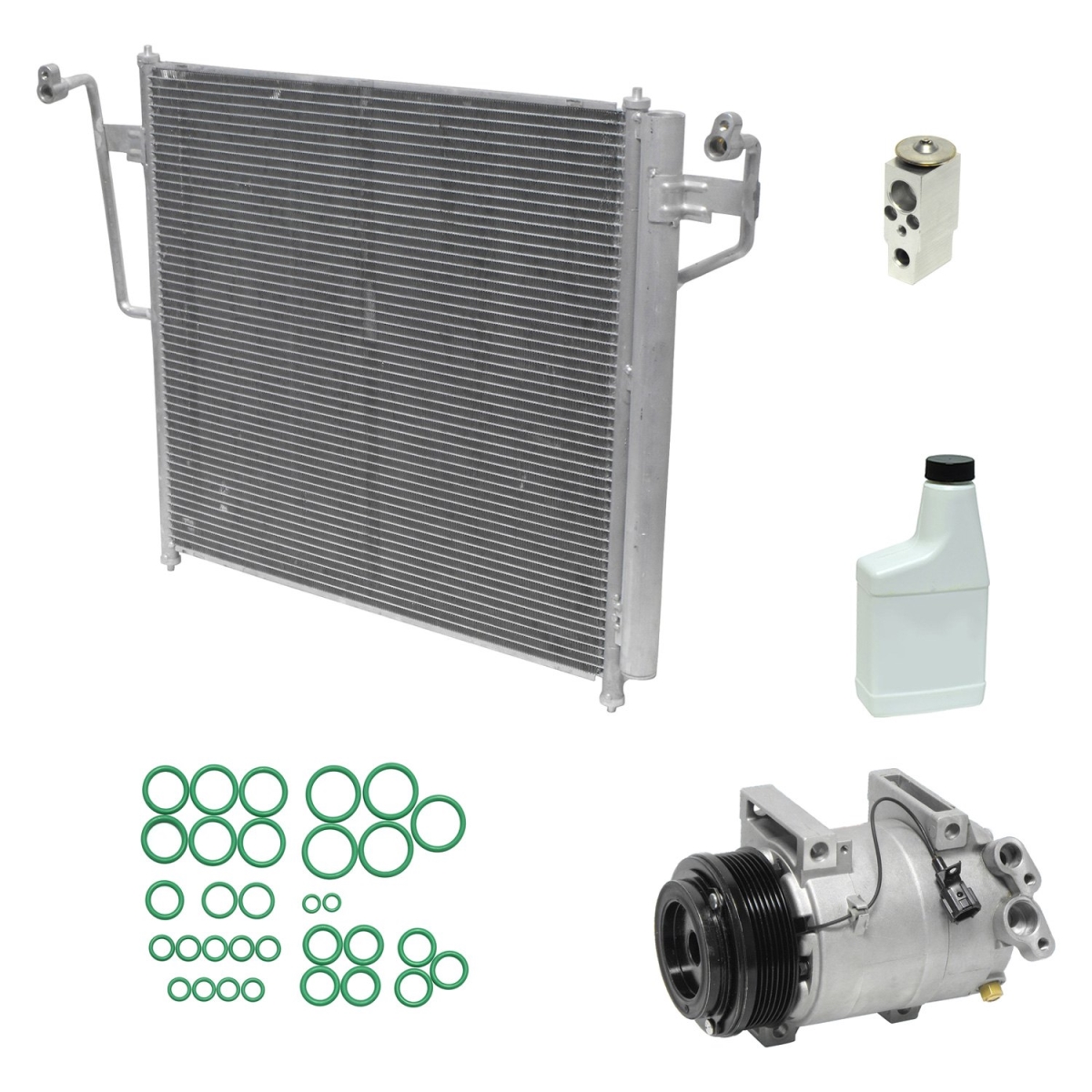 KT5123A Air Conditioners Compressor & Component Kit for 2005-2009 Nissan Armada