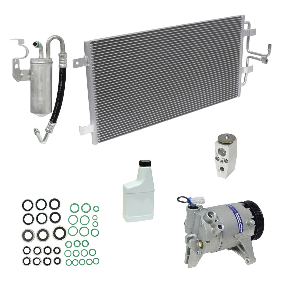 KT1343A Air Conditioners Compressor & Component Kit for 2010 Buick Allure