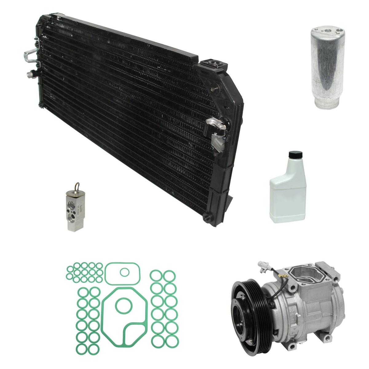 KT5140A Air Conditioners Compressor & Component Kit for 1998-2002 Toyota Corolla