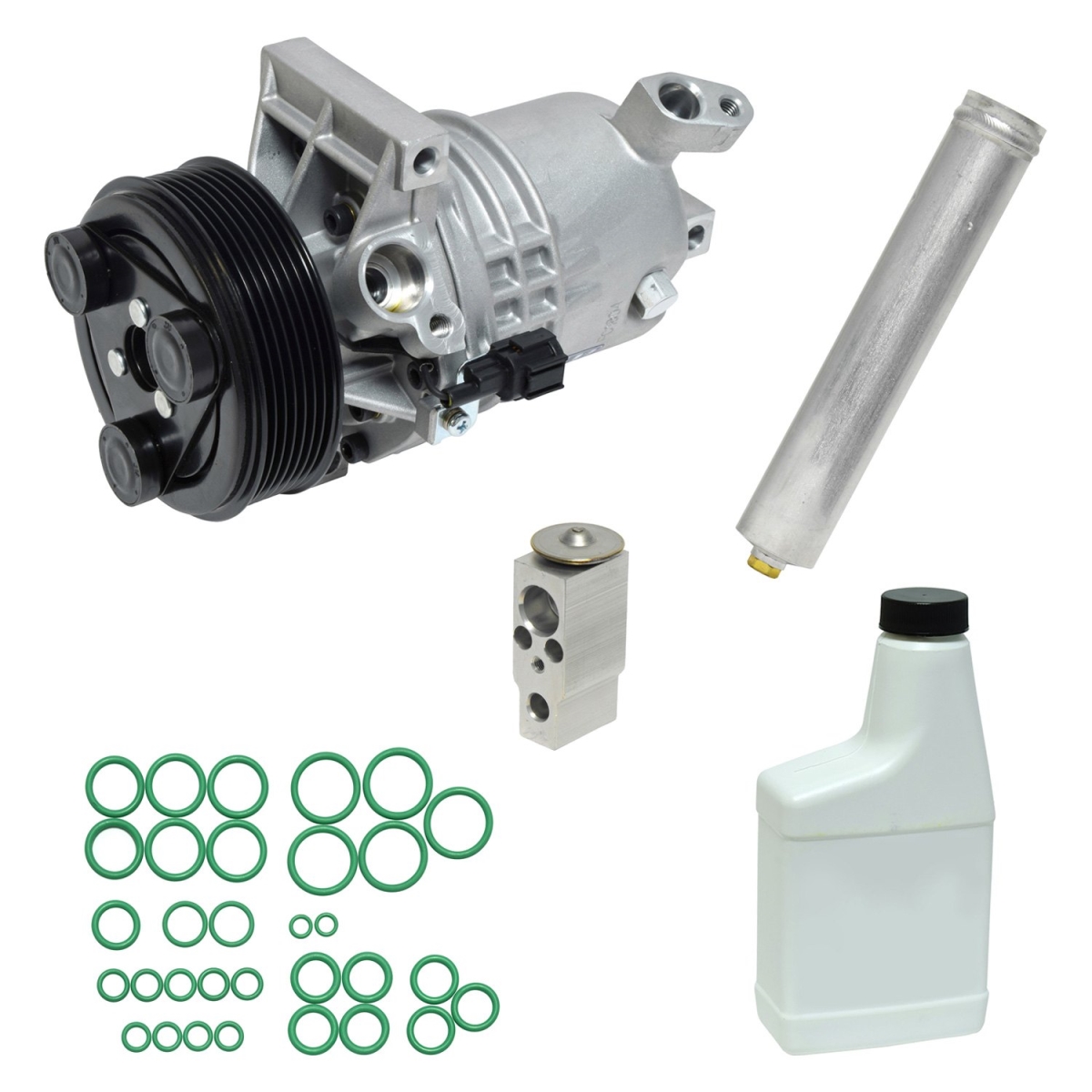 KT5151 Air Conditioners Compressor & Component Kit for 2009-2011 Nissan Versa