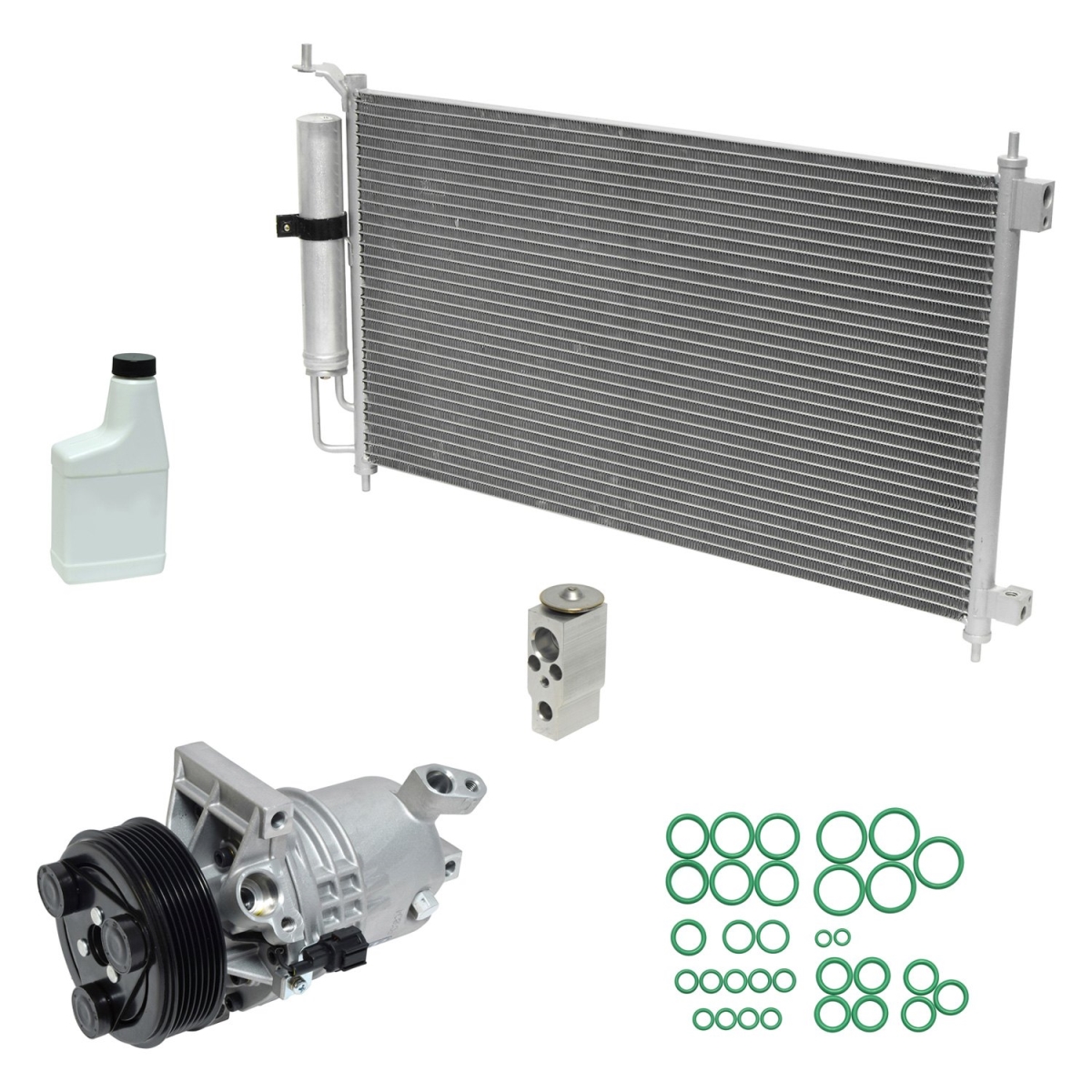KT5151A Air Conditioners Compressor & Component Kit for 2009-2011 Nissan Versa