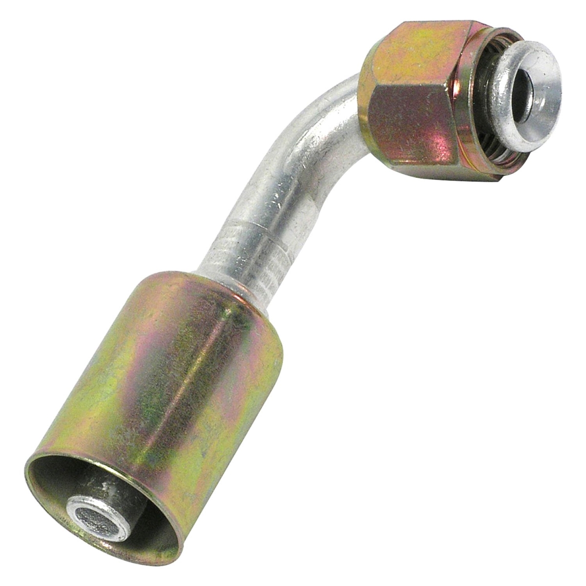 FT0057C Natural Air Conditioning Hose Ends - Aluminum