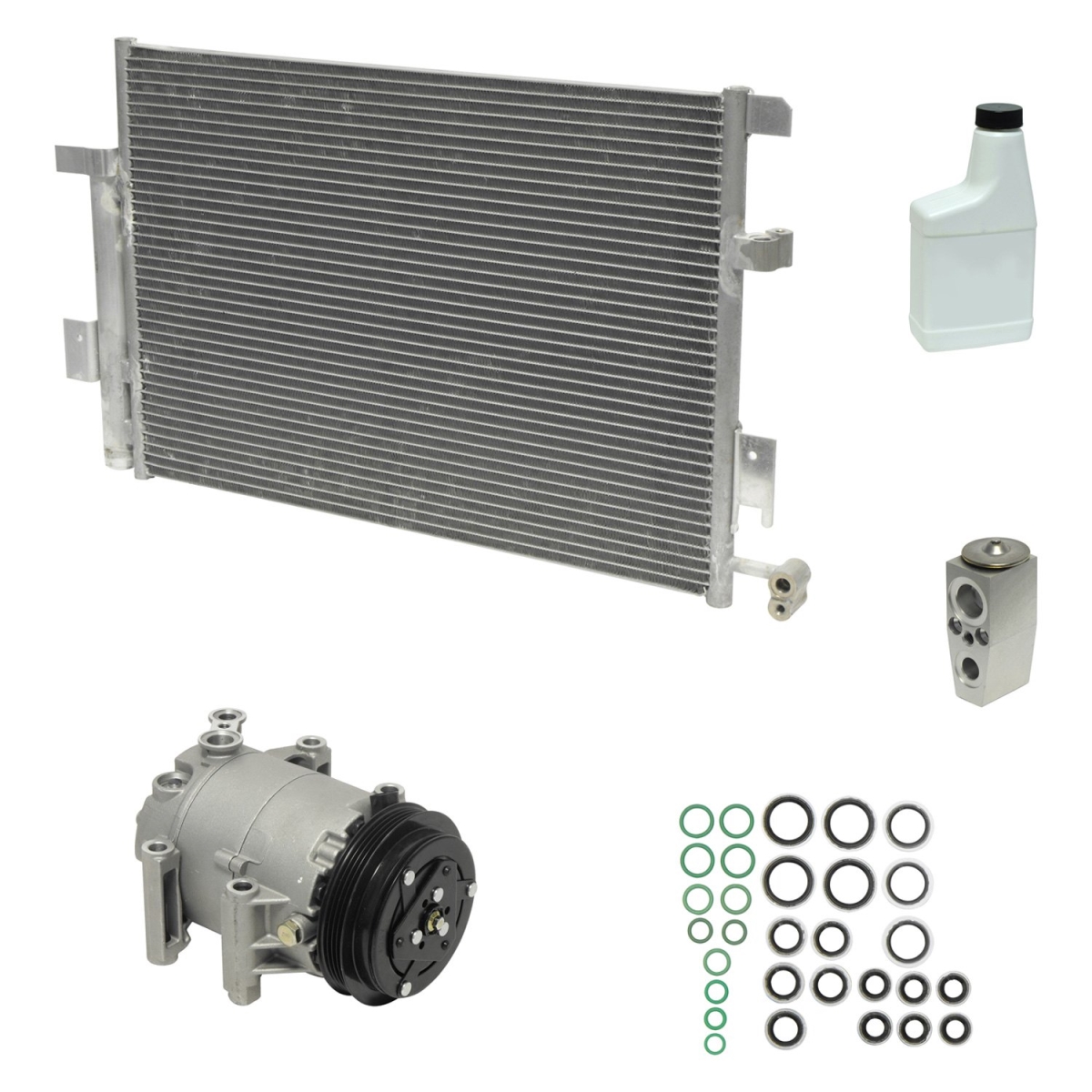 KT5387A Air Conditioners Compressor & Component Kit for 2005-2007 Chevrolet Corvette