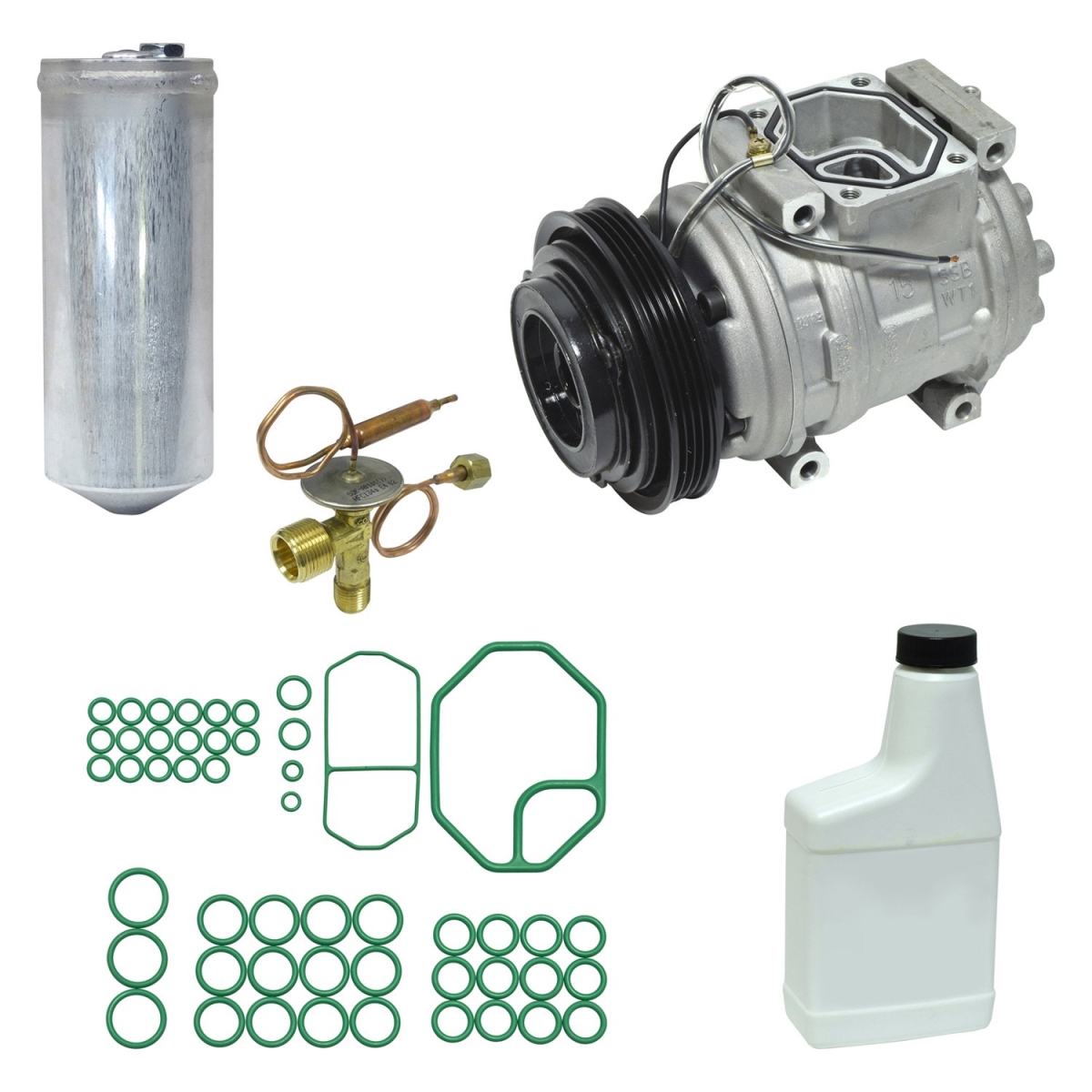 KT5392 Air Conditioners Compressor & Component Kit for 2000 Acura EL