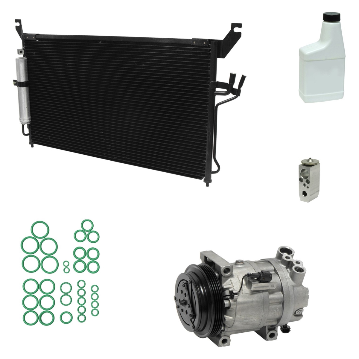 KT1289A Air Conditioners Compressor & Component Kit for 2003-2007 Infiniti FX35