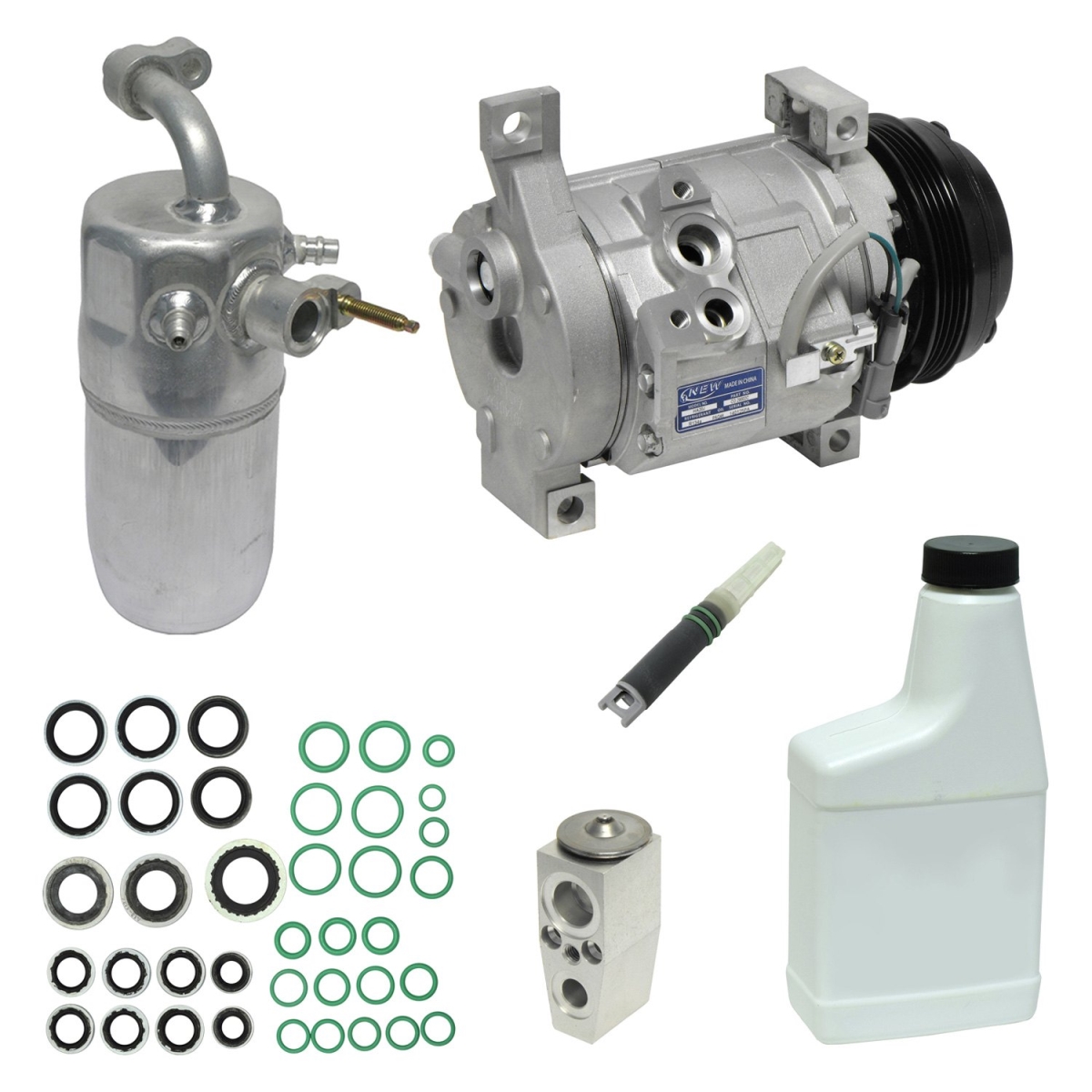 KT5417 Air Conditioners Compressor & Component Kit for 2007-2008 Cadillac Escalade ESV