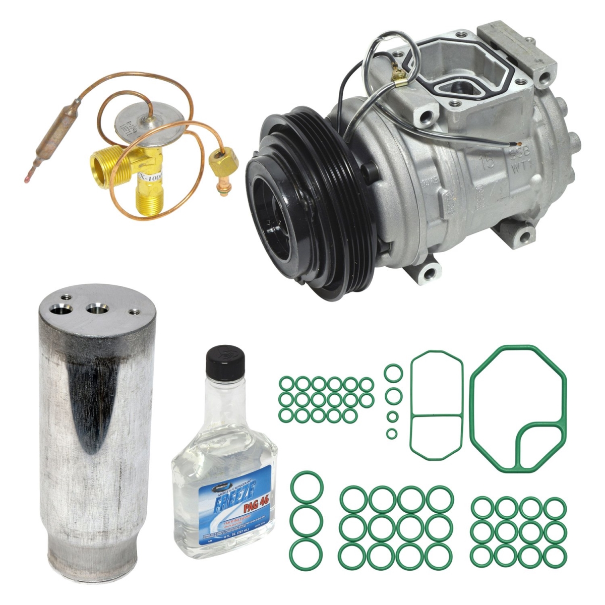 KT1126 Air Conditioners Compressor & Component Kit for 1994-2001 Acura Integra