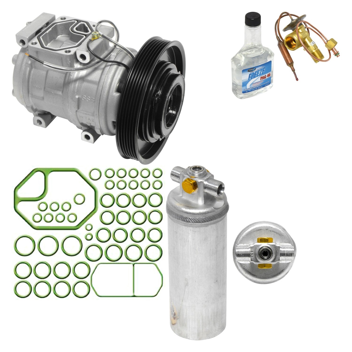 KT1137 Air Conditioners Compressor & Component Kit for 1995-1998 Acura TL