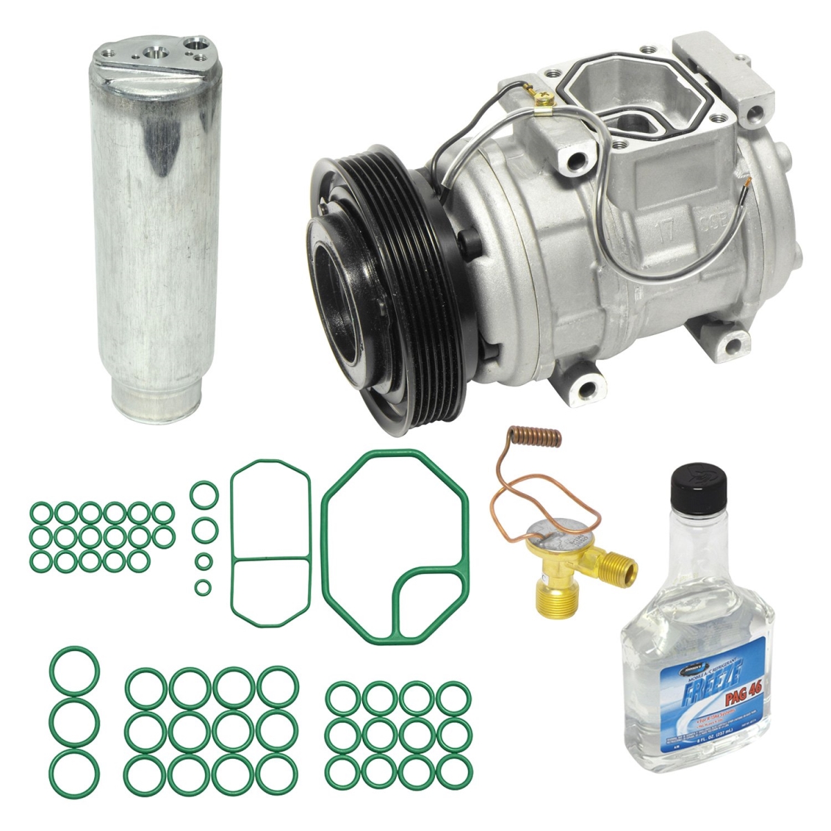 KT3811 Air Conditioners Compressor & Component Kit for 1995-1997 Honda Odyssey