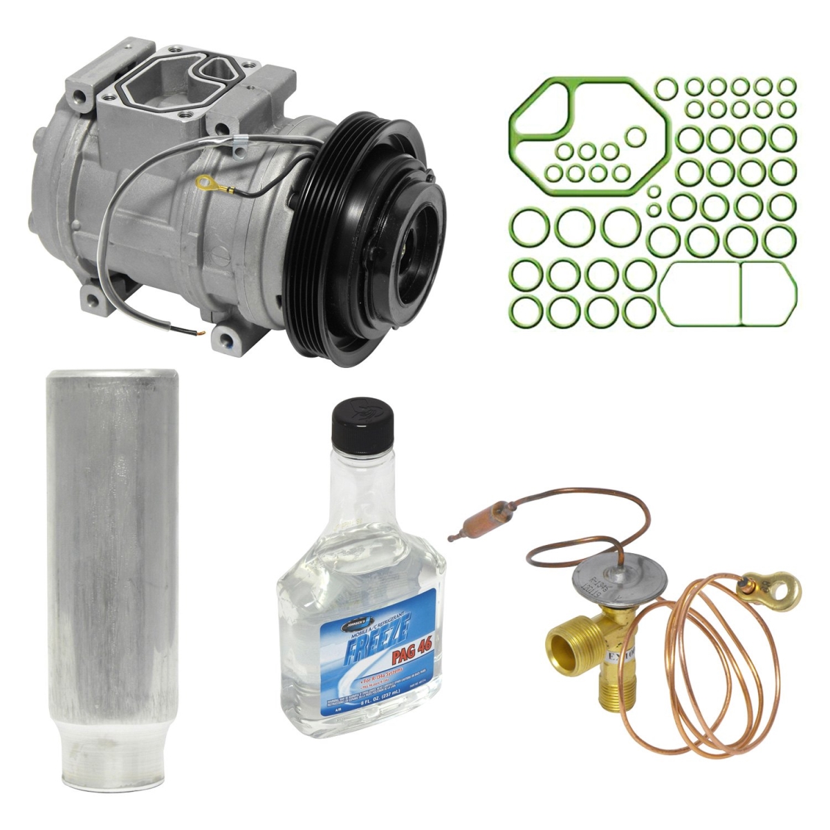 KT3975 Air Conditioners Compressor & Component Kit for 1996-1998 Acura RL