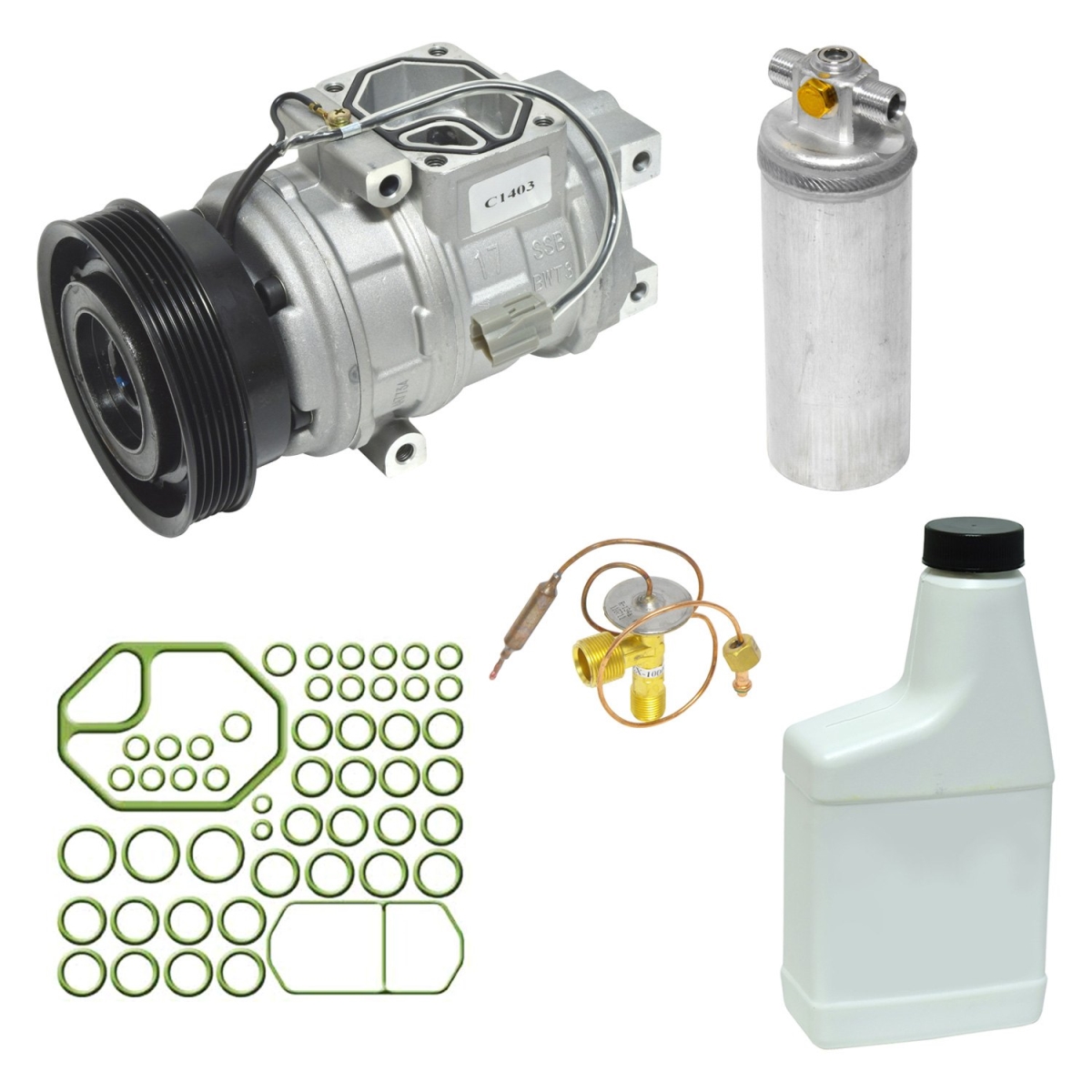KT1138 Air Conditioners Compressor & Component Kit for 1997-1998 Acura CL