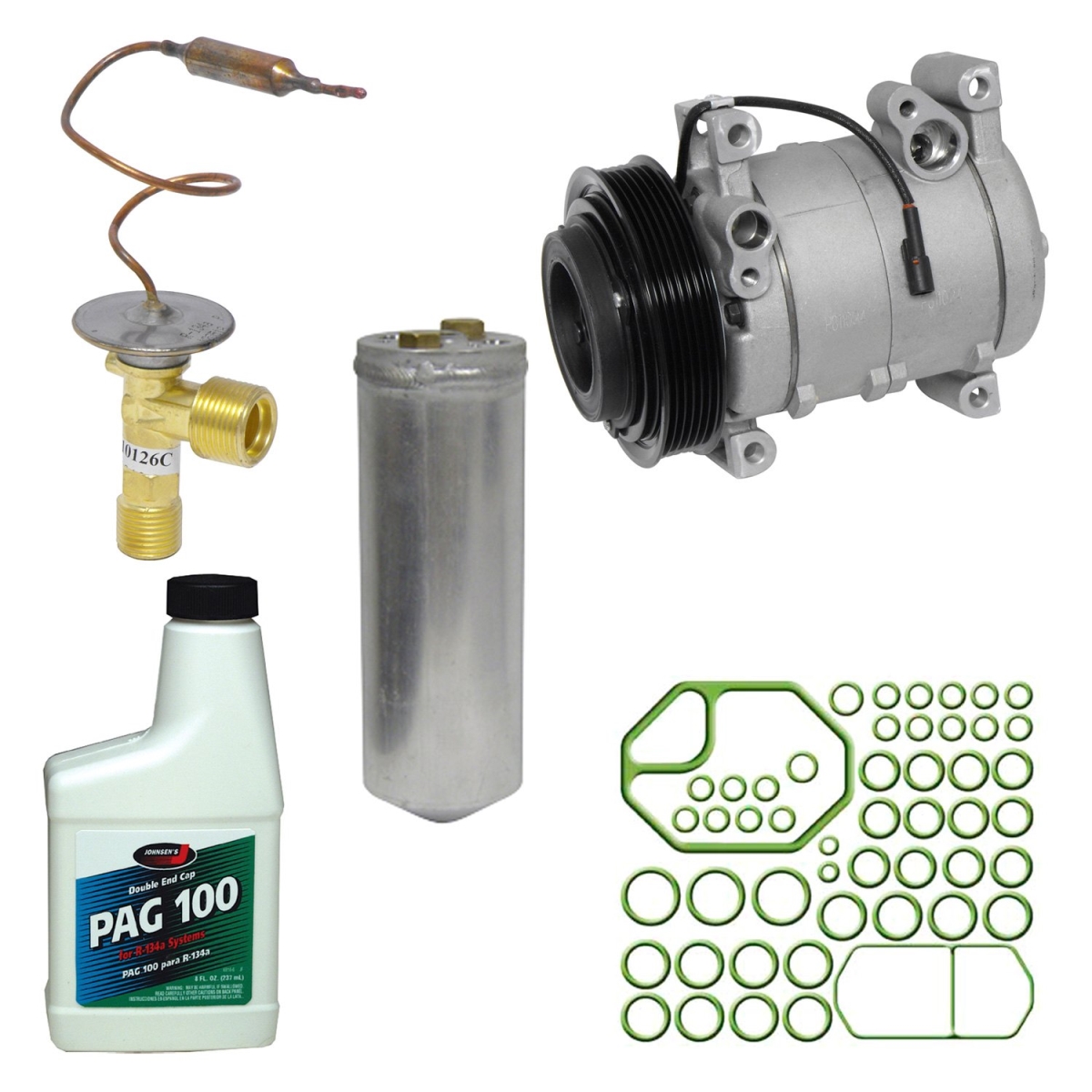 KT1828 Air Conditioners Compressor & Component Kit for 2002 Isuzu Axiom