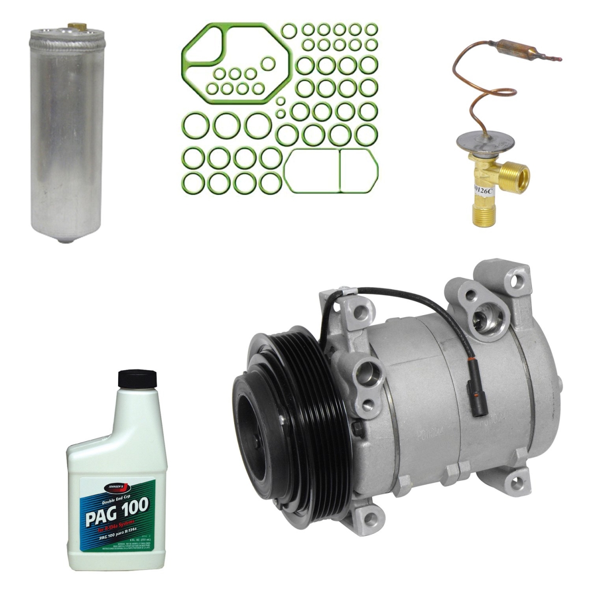 KT1829 Air Conditioners Compressor & Component Kit for 2000 Isuzu Amigo