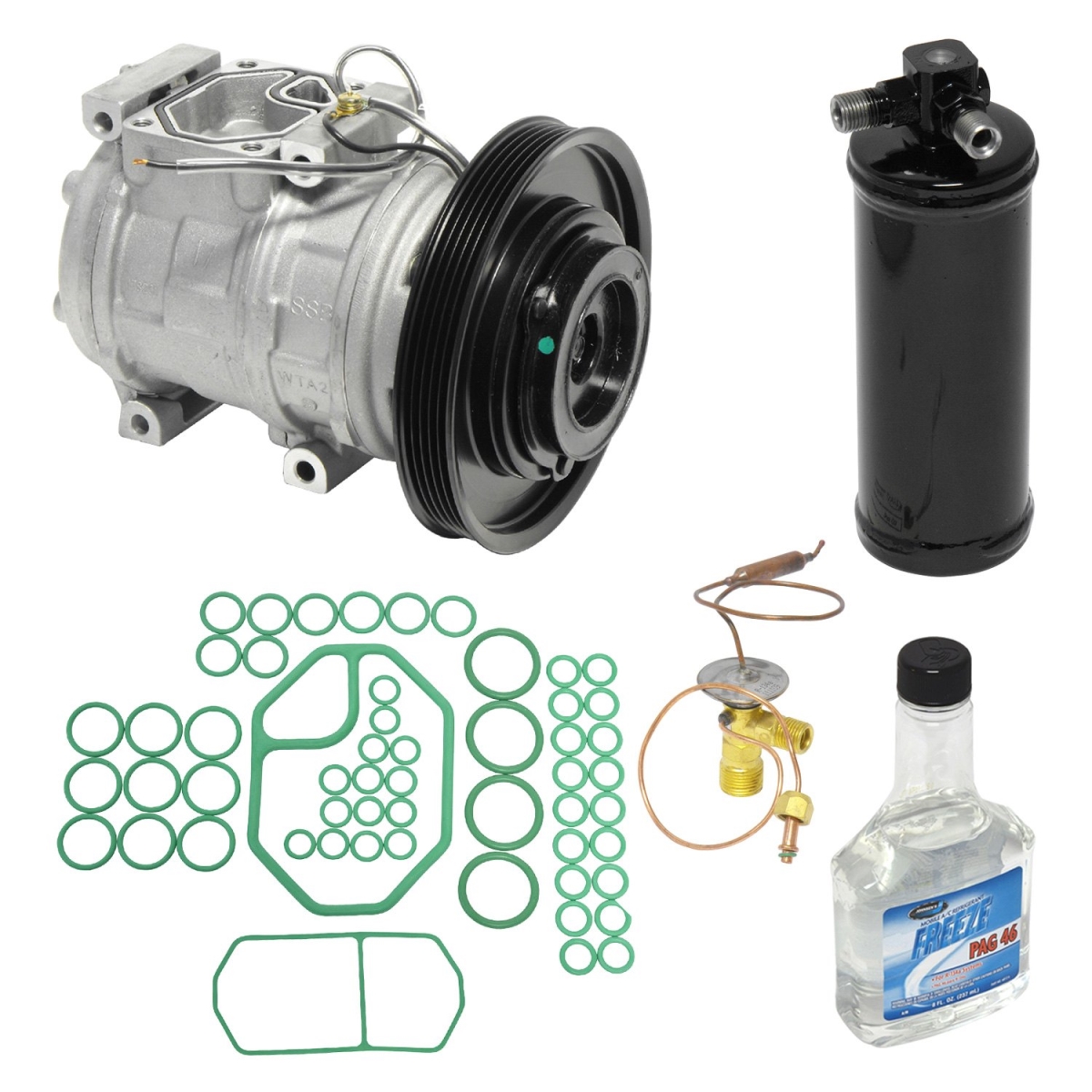 KT3850 Air Conditioners Compressor & Component Kit for 1993 Honda Accord