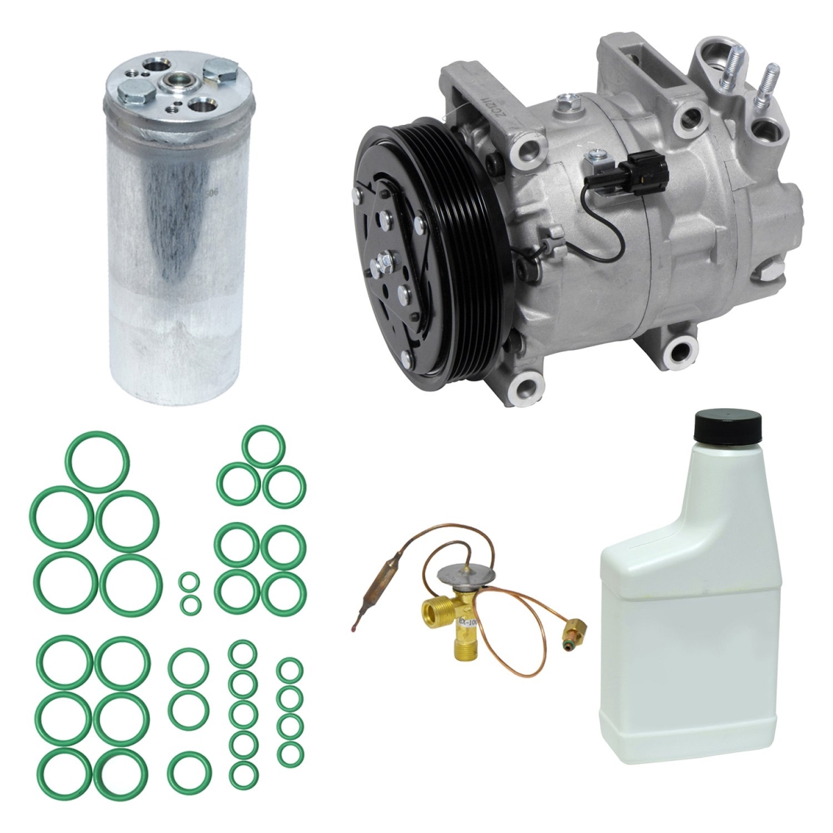 KT1058 Air Conditioners Compressor & Component Kit for 1997-1999 Infiniti I30