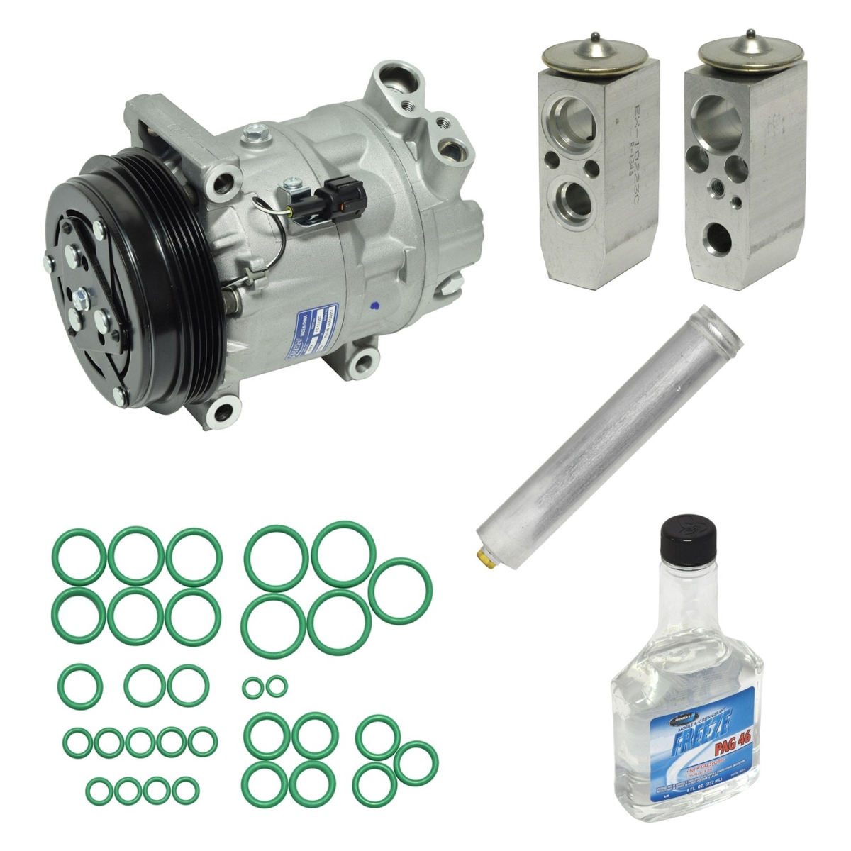 KT2219 Air Conditioners Compressor & Component Kit for 2005 Nissan 350Z