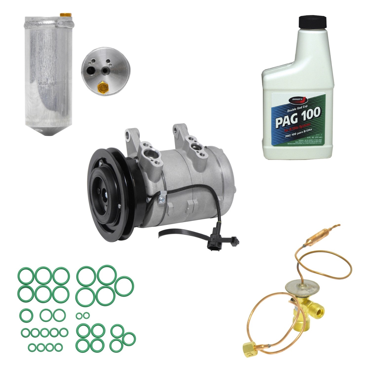 KT1925 Air Conditioners Compressor & Component Kit for 1998-2001 Nissan Frontier