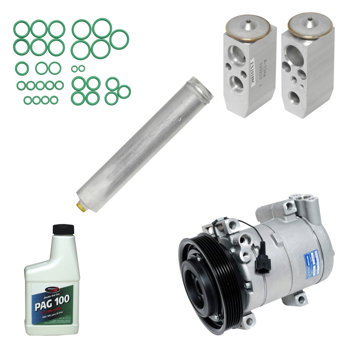 KT1928 Air Conditioners Compressor & Component Kit for 2004-2006 Nissan Sentra