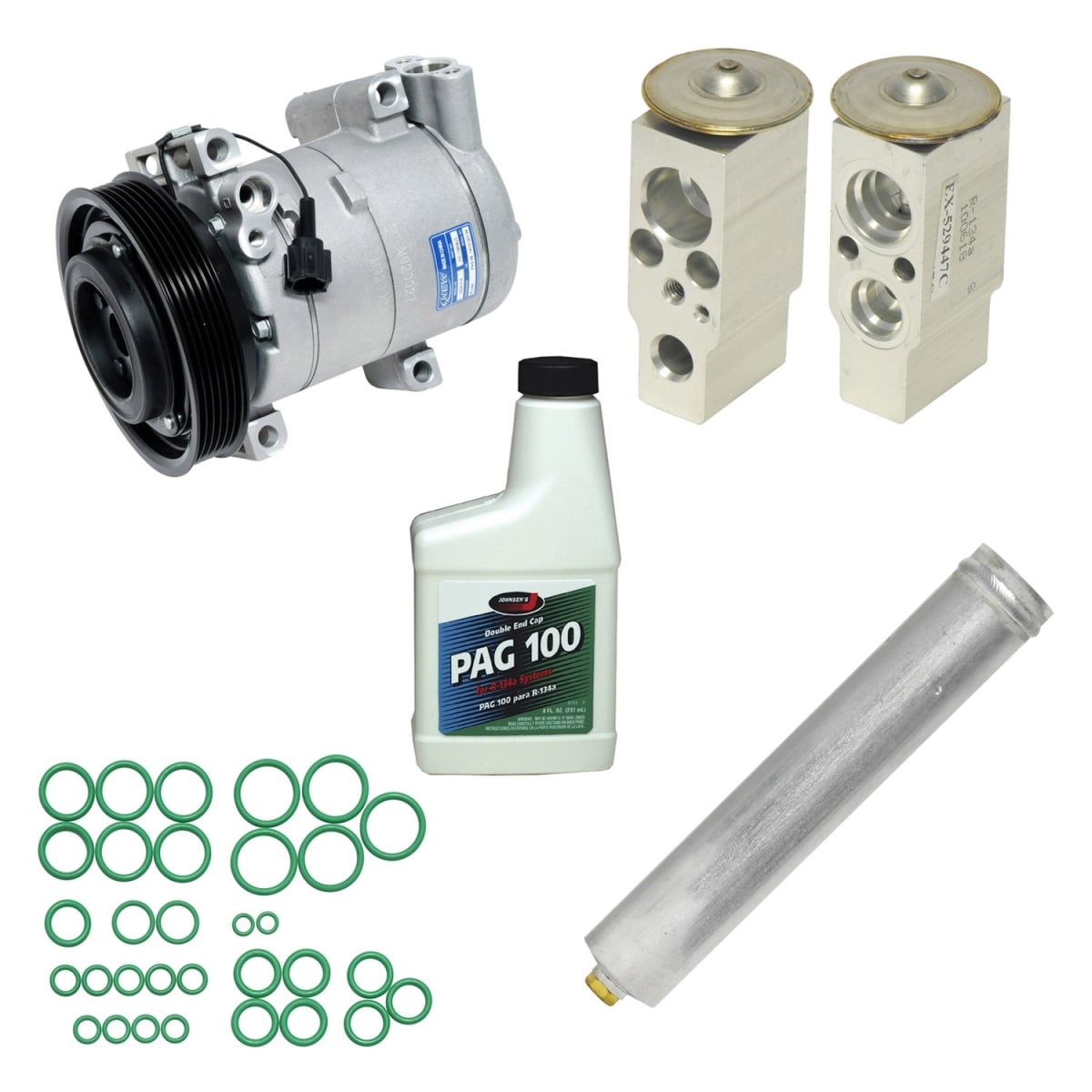 KT1929 Air Conditioners Compressor & Component Kit for 2002 Nissan Sentra