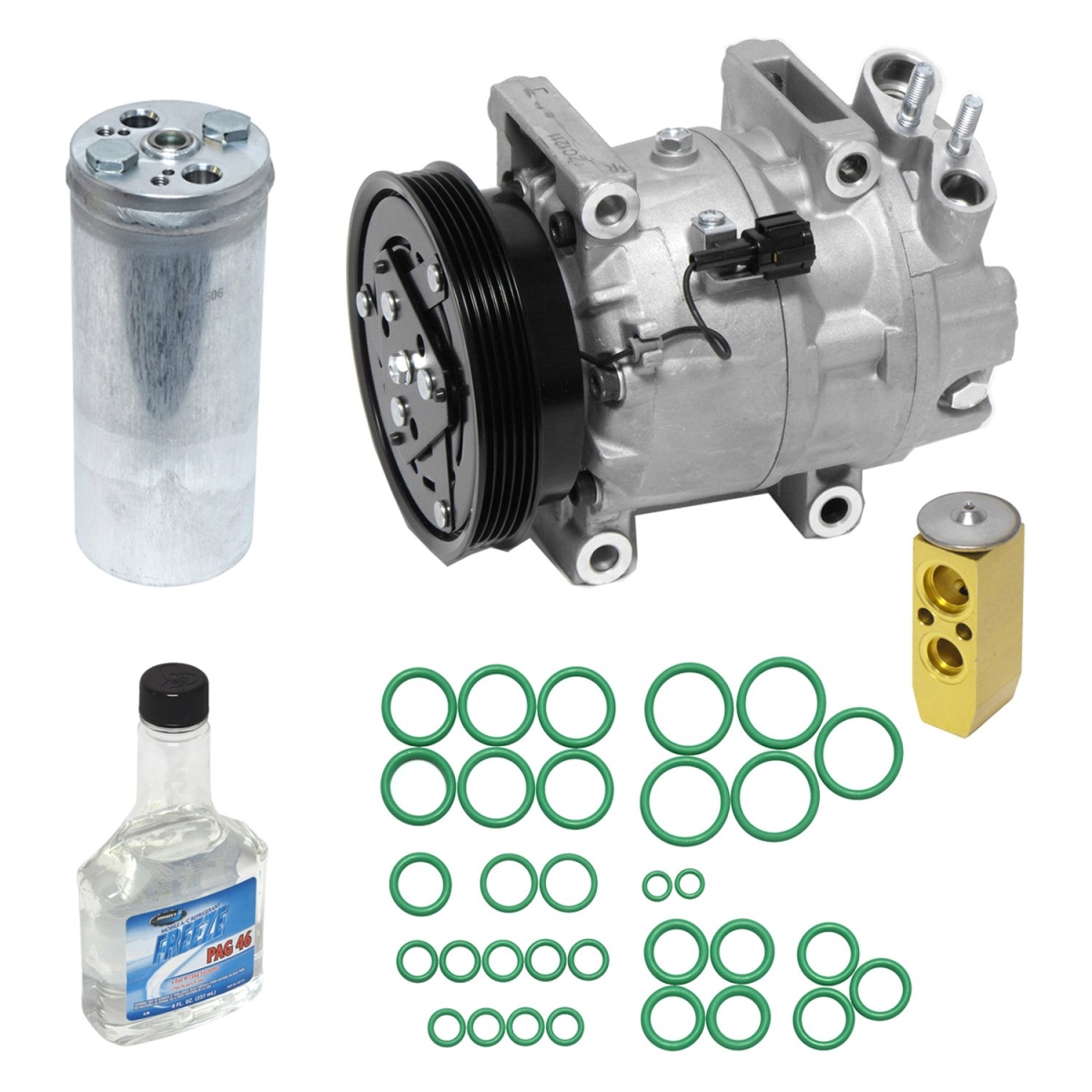KT1852 Air Conditioners Compressor & Component Kit for 1997-1998 Infiniti QX4