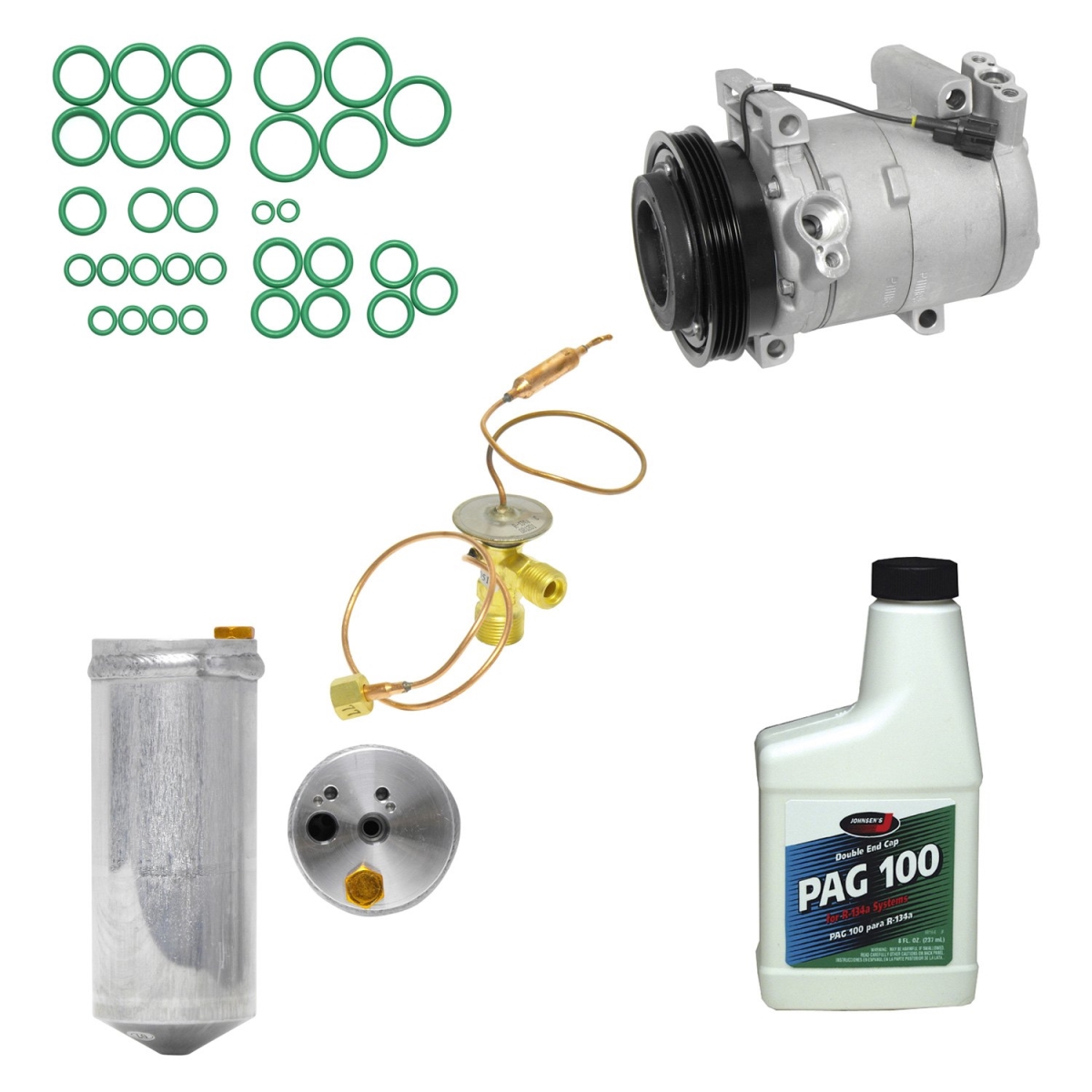 KT1923 Air Conditioners Compressor & Component Kit for 1998-1999 Nissan Altima