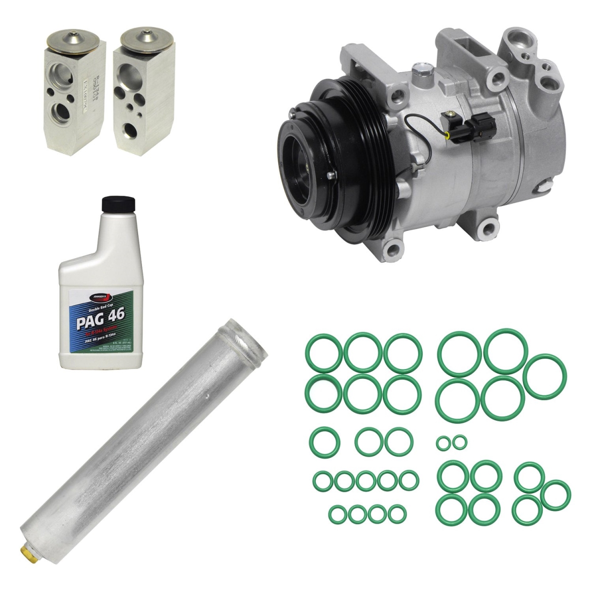 KT1846 Air Conditioners Compressor & Component Kit for 2002-2004 Nissan Pathfinder