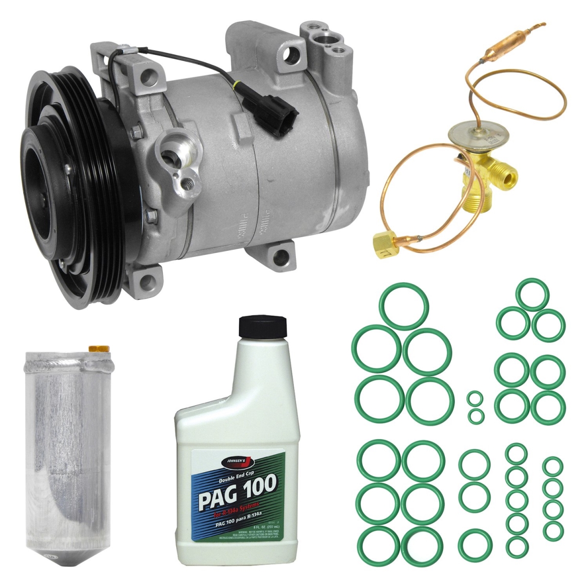 KT1722 Air Conditioners Compressor & Component Kit for 2001 Nissan Frontier