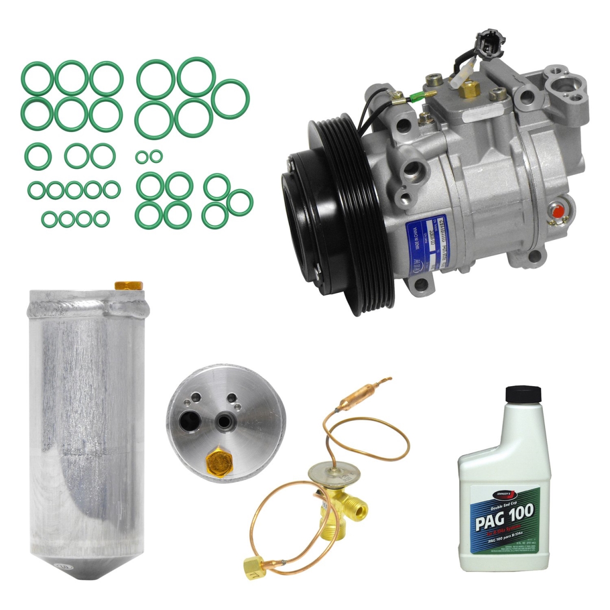 KT1725 Air Conditioners Compressor & Component Kit for 1999 Nissan Sentra