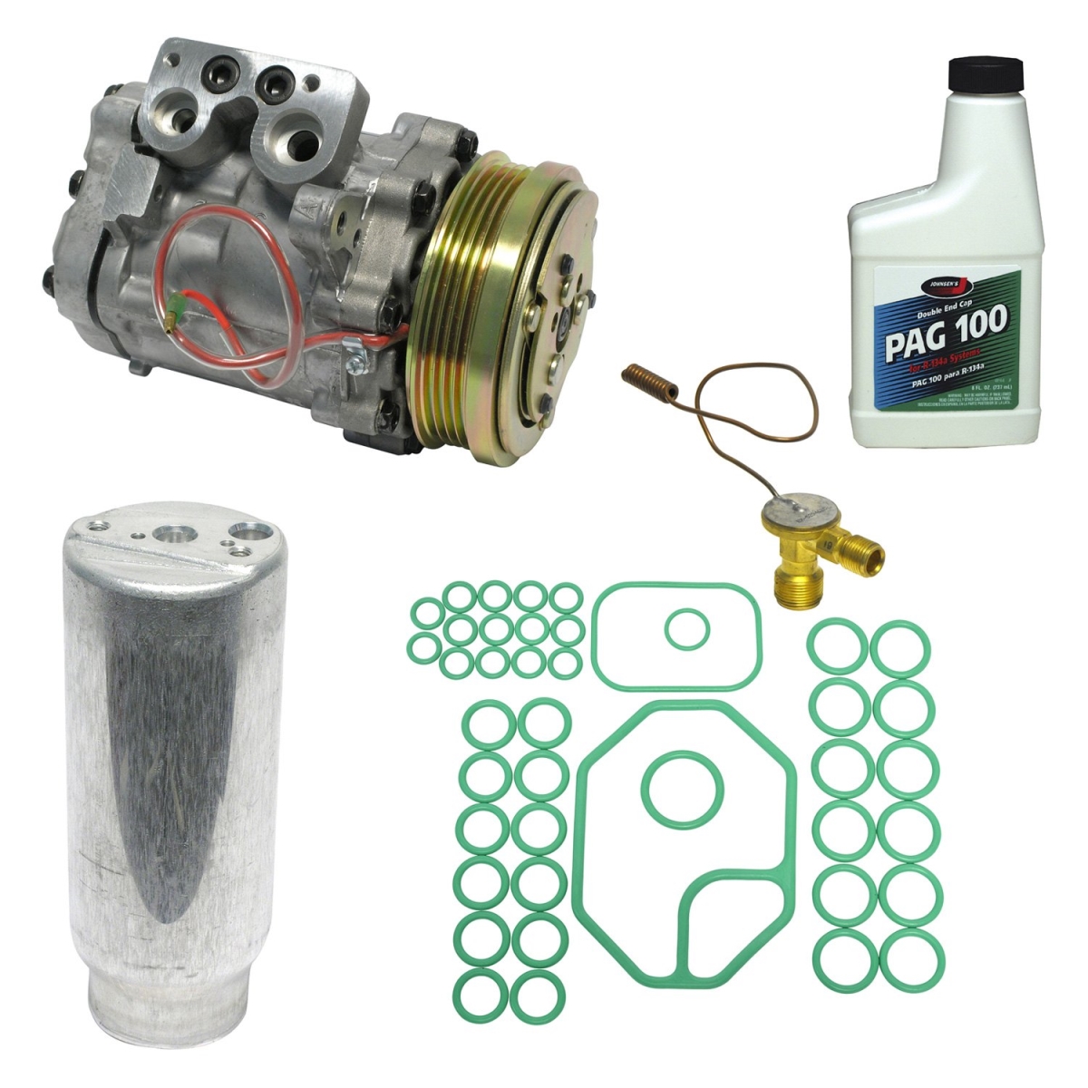 KT4285 Air Conditioners Compressor & Component Kit for 1998-2000 Chevrolet Metro