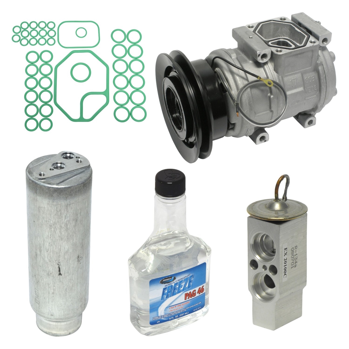 KT3843 Air Conditioners Compressor & Component Kit for 1994-1995 Toyota 4Runner SR5