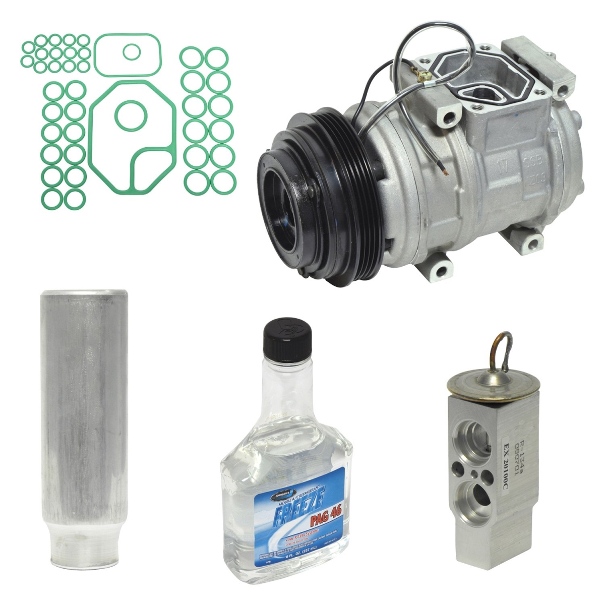 KT3849 Air Conditioners Compressor & Component Kit for 1996-2000 Toyota 4Runner