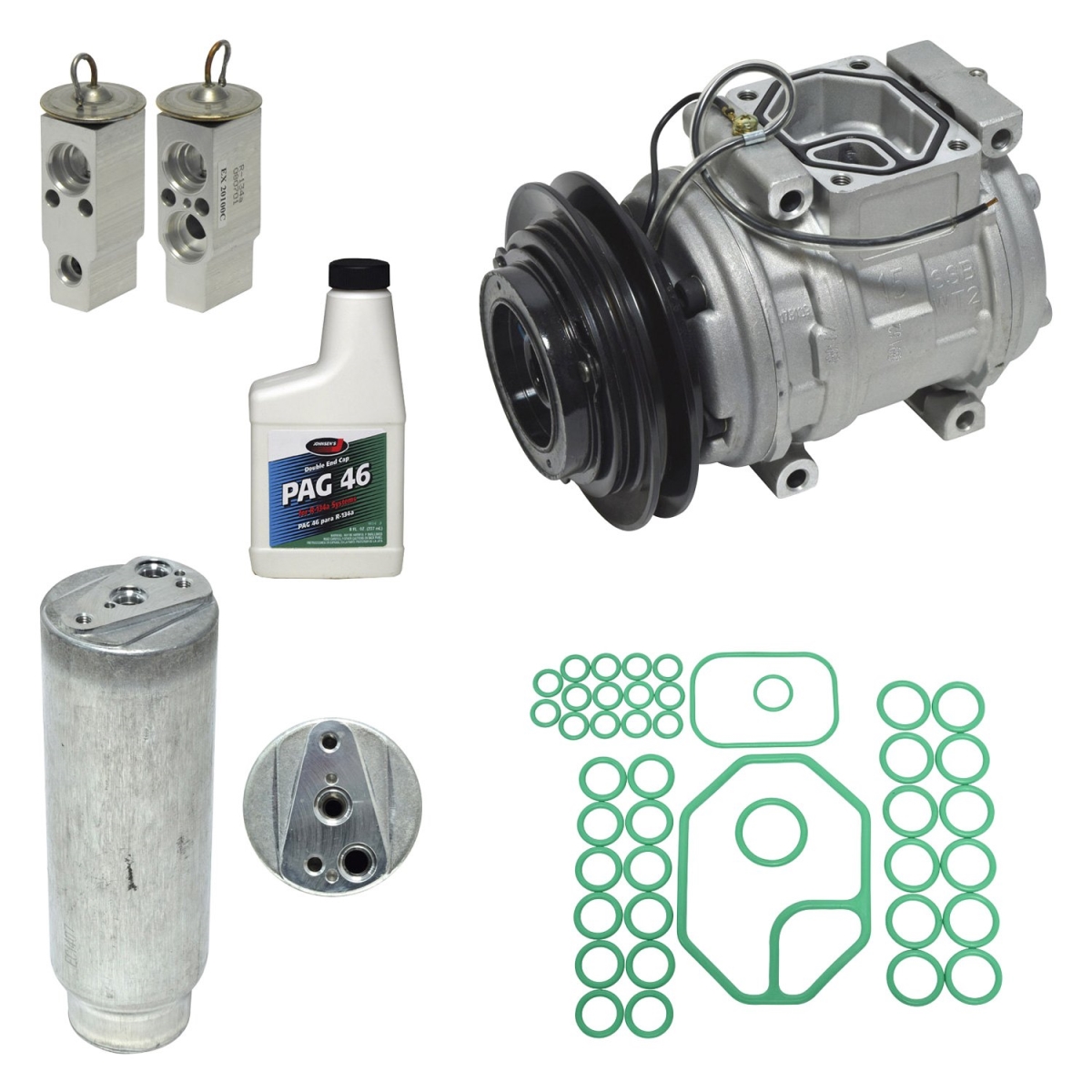 KT3743 Air Conditioners Compressor & Component Kit for 1994-1995 Toyota 4Runner SR5