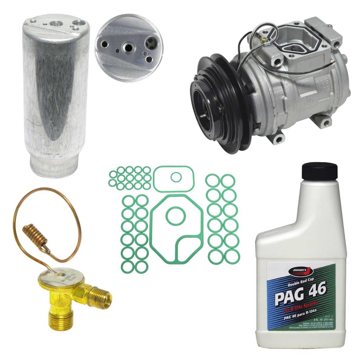 KT3744 Air Conditioners Compressor & Component Kit for 1994 Toyota Pickup