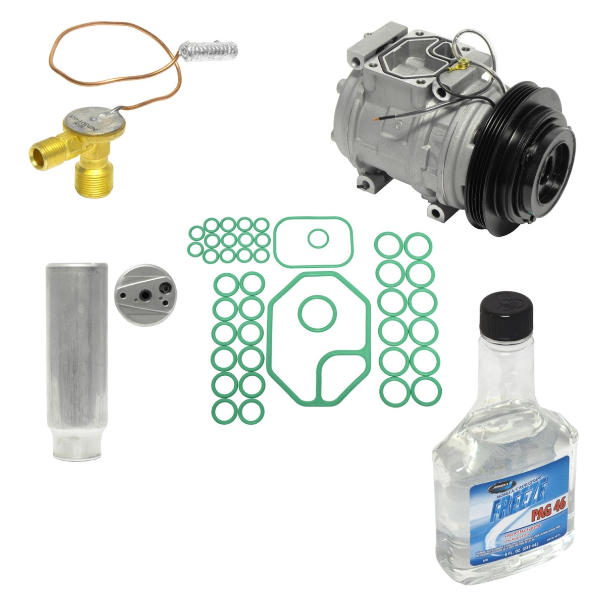 KT3731 Air Conditioners Compressor & Component Kit for 1993 Toyota T100