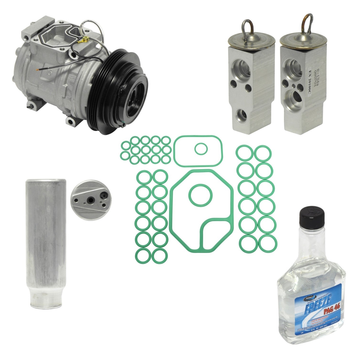 KT3733 Air Conditioners Compressor & Component Kit for 1994-1995 Toyota Celica