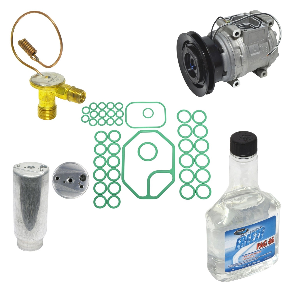 KT3737 Air Conditioners Compressor & Component Kit for 1994 Toyota Pickup