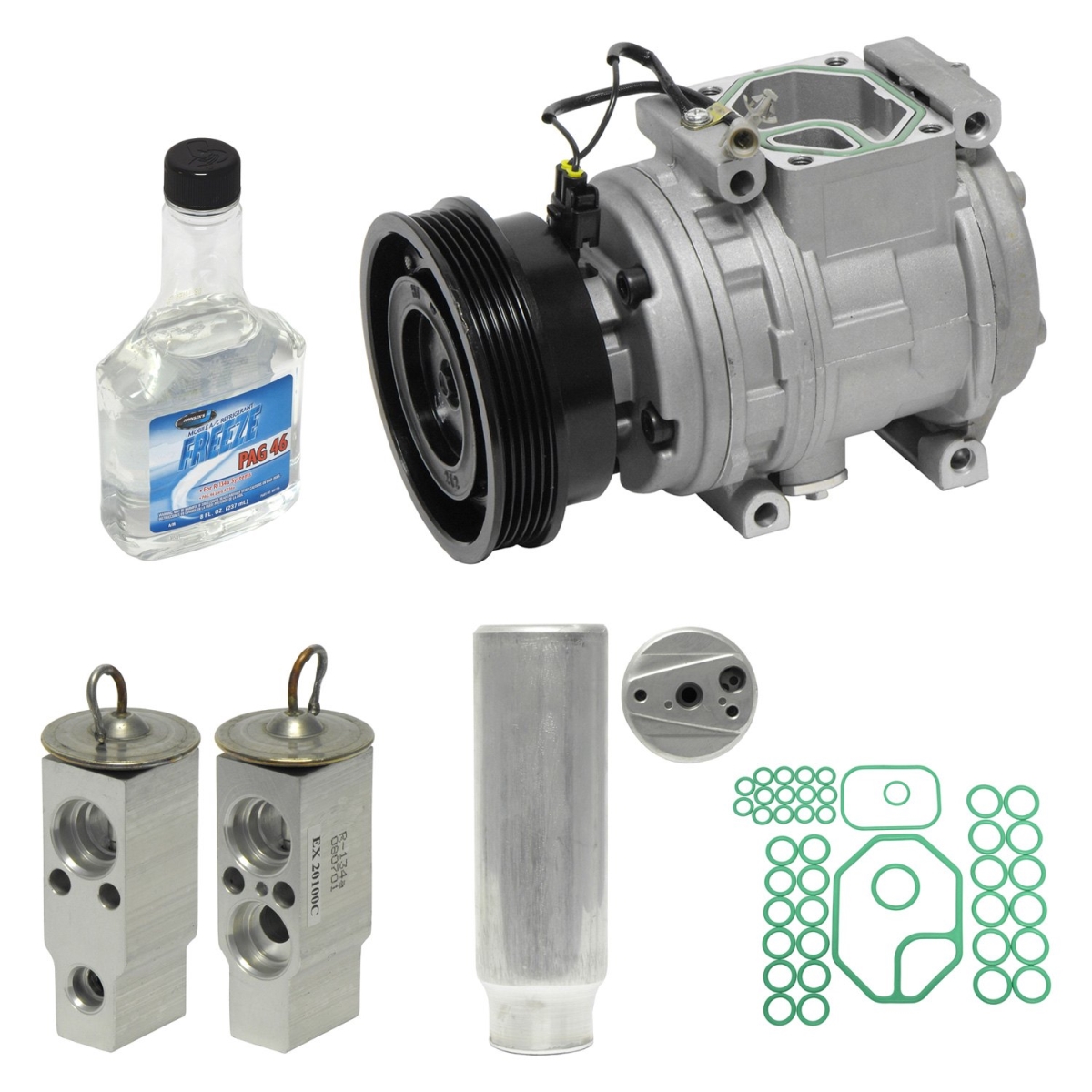 KT1727 Air Conditioners Compressor & Component Kit for 1998 Toyota RAV4