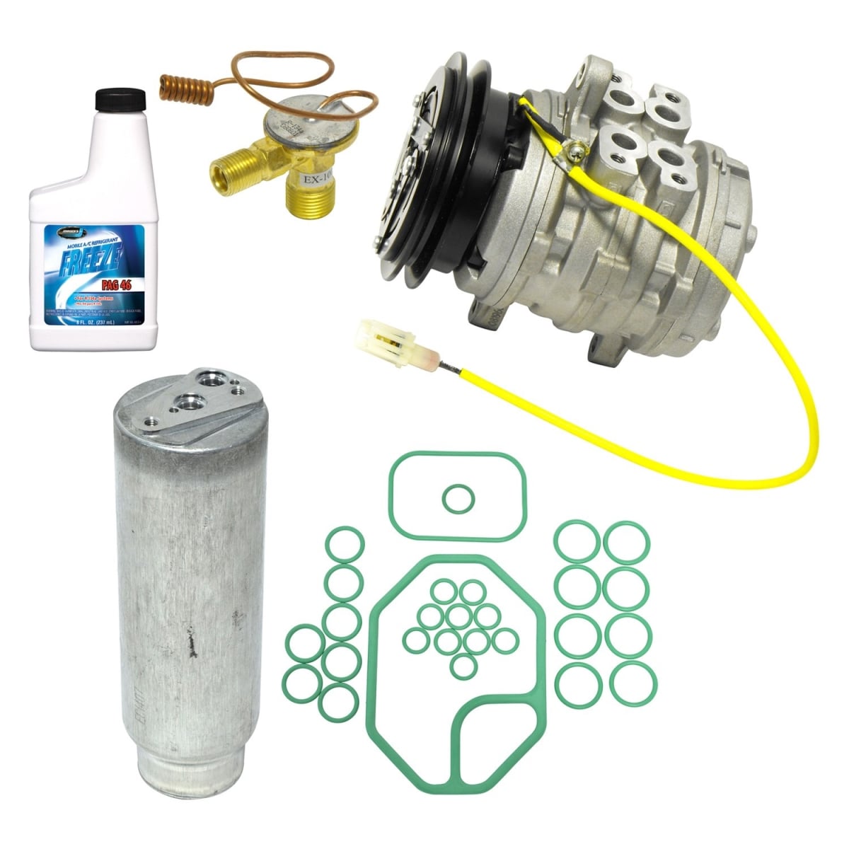 KT1206 Air Conditioners Compressor & Component Kit for 1989-1991 Chevrolet Tracker