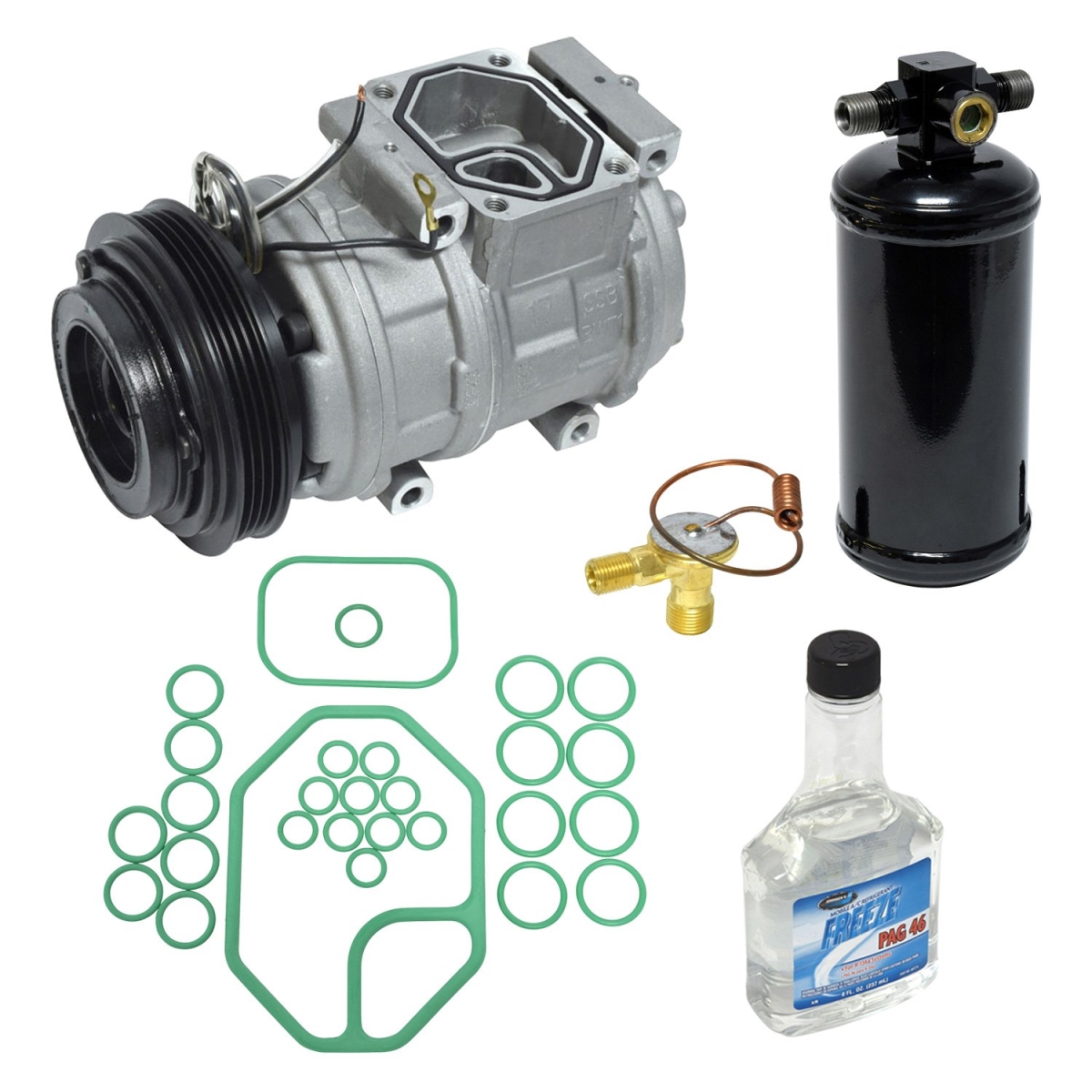 KT3842 Air Conditioners Compressor & Component Kit for 1987-1988 Toyota Supra