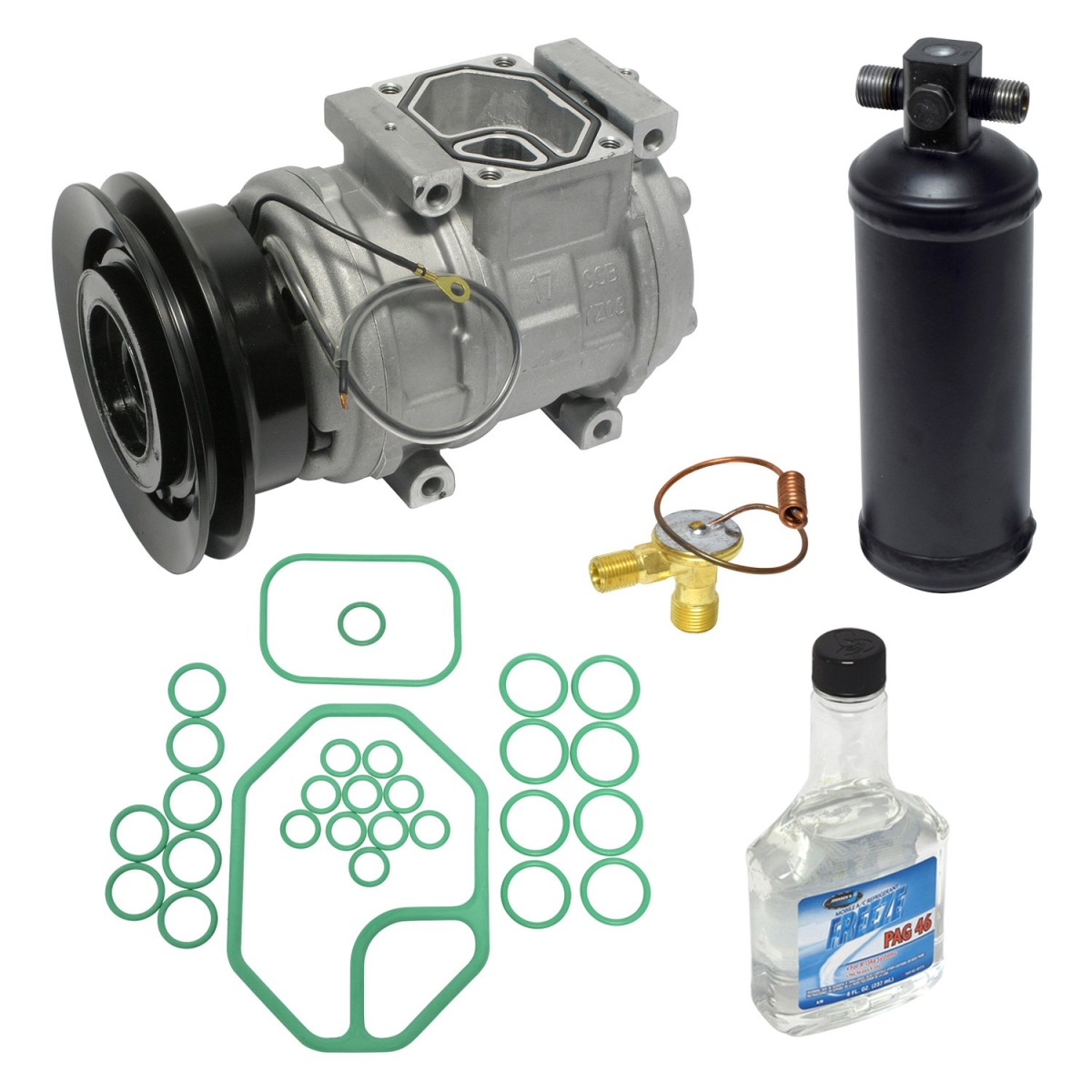 KT3846 Air Conditioners Compressor & Component Kit for 1989 Toyota 4Runner