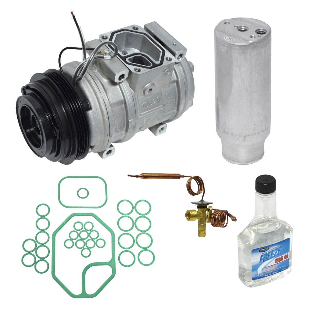 KT3974 Air Conditioners Compressor & Component Kit for 1989-1992 Toyota Cressida Luxury