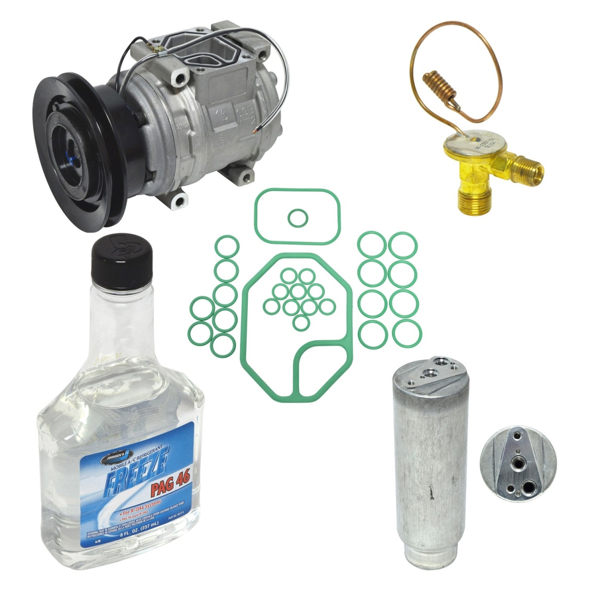 KT3738 Air Conditioners Compressor & Component Kit for 1989-1990 Toyota Pickup